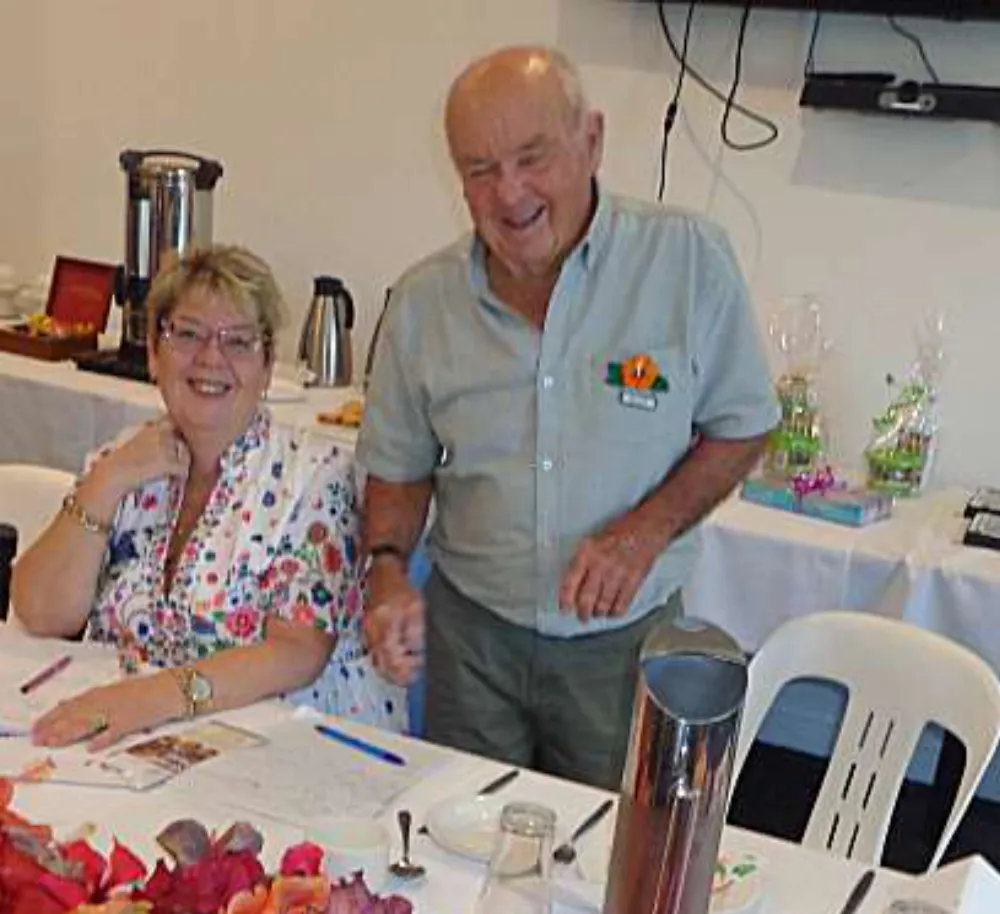 Don and Donna from the Australian Hibiscus Society Executive Team